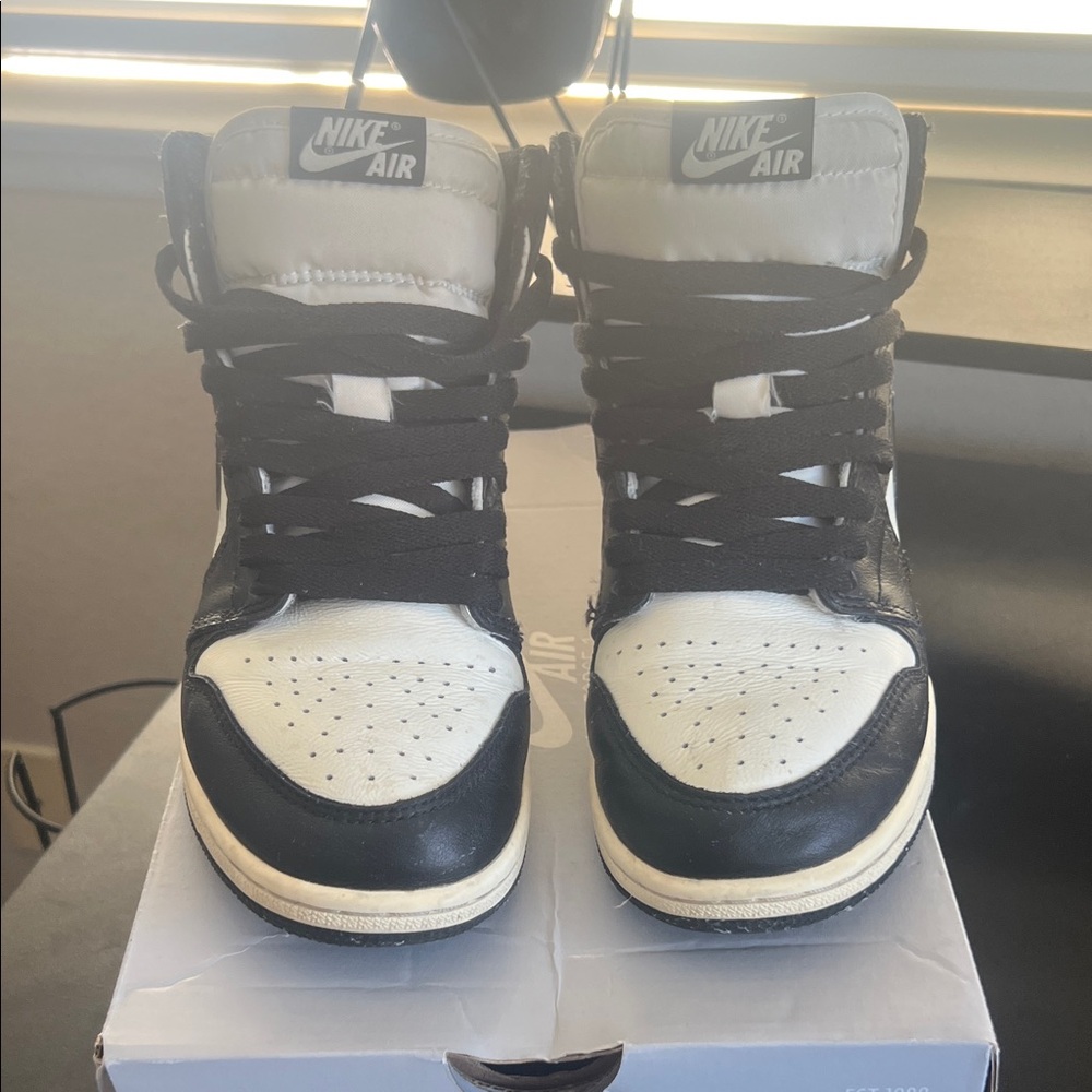 Nike Black and White High-Top Sneakers